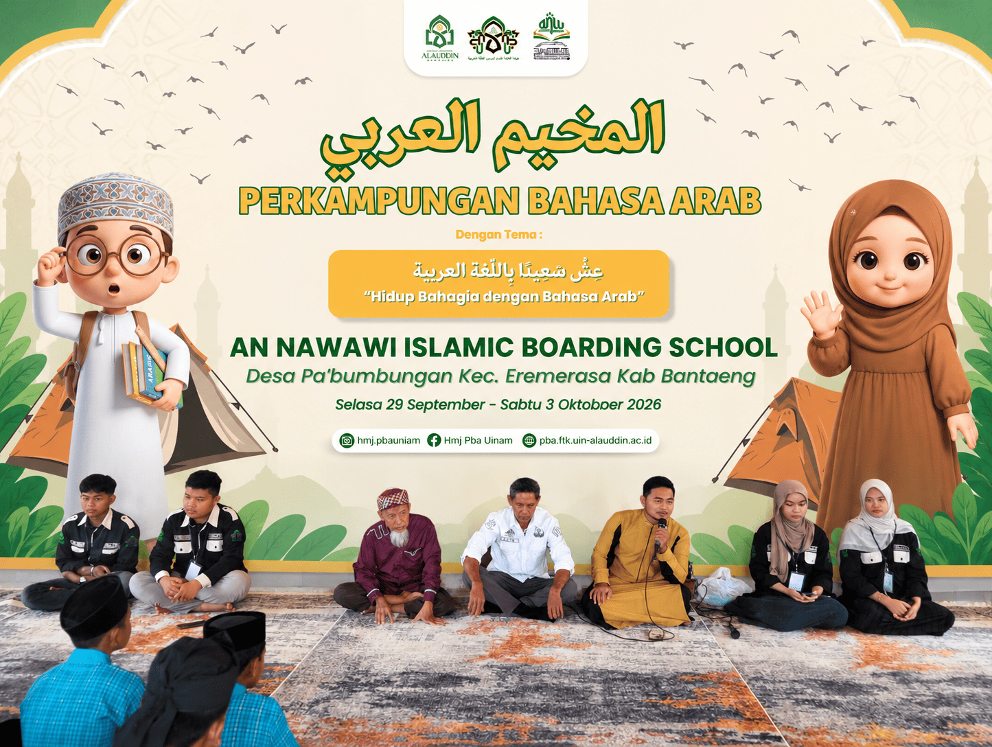 Mukhyayam Al-Arabiyah 2026 Resmi Dibuka, Santri-Santriwati An-Nawawi Islamic Boarding School Siap Ikuti Pembinaan Bahasa Arab