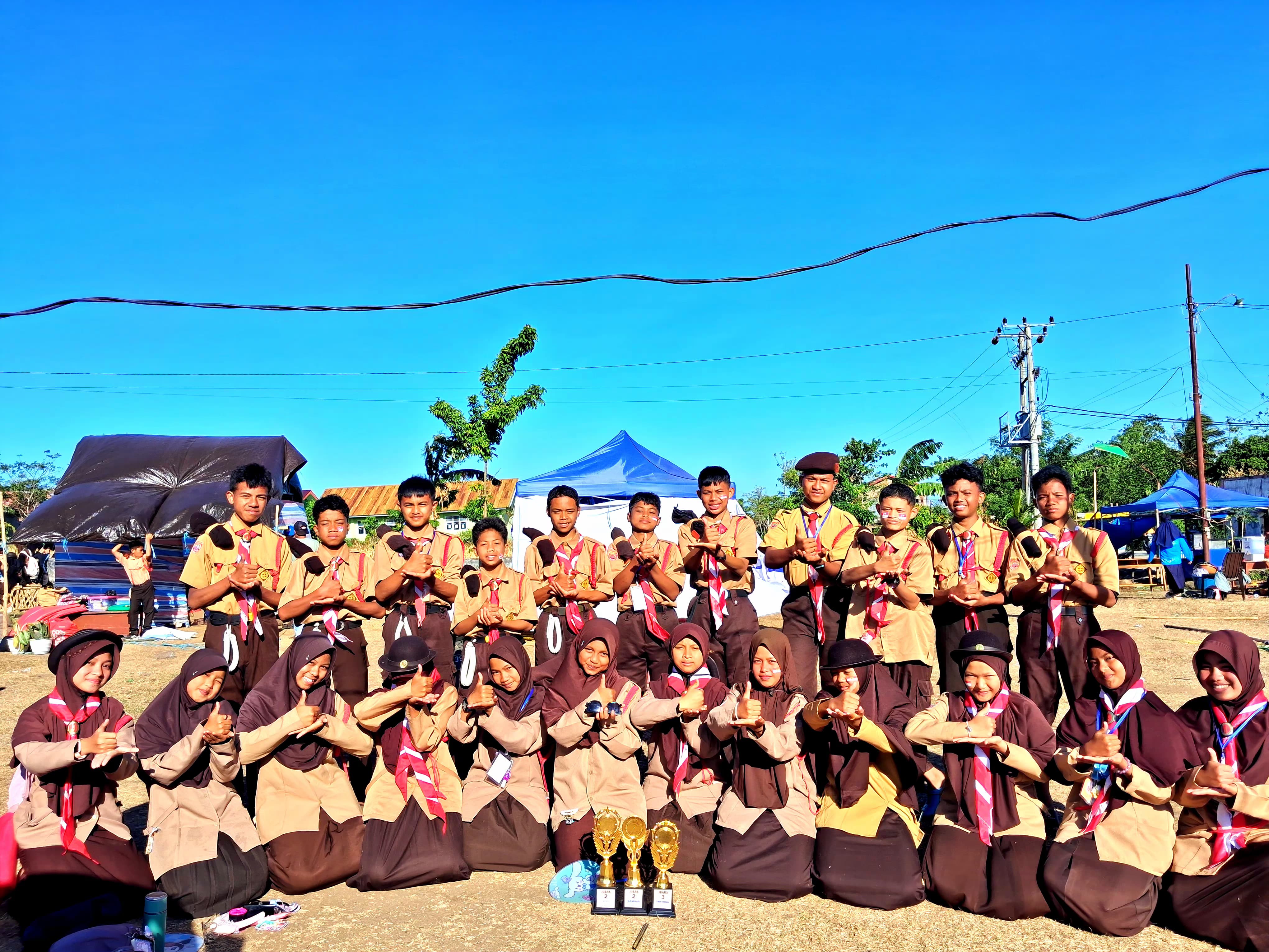 Rangkaian Kegiatan Pramuka 2026, Kontingen SMP IT An-nawawi IBS Boyong 3 Medali.